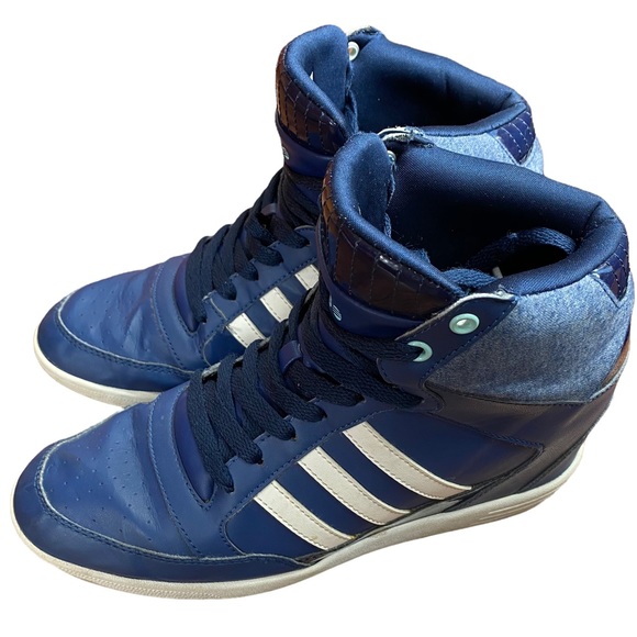 adidas Shoes - Adidas Retro Super Wedge High-Top Fashion Sneaker